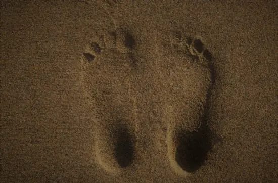 Barefoot Footprints in the Sand
